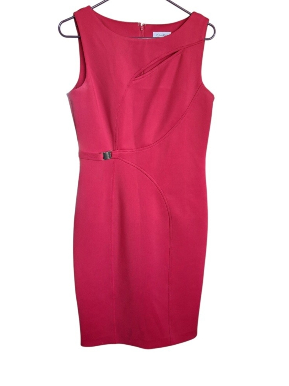 Calvin Klein Sleeveless Cutout Sheath Dress